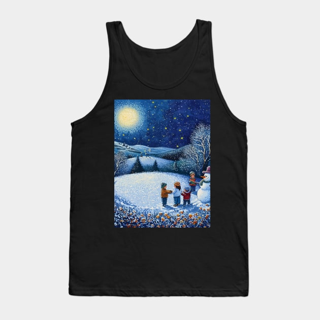 Explore Creative Joy: Holiday Art, Christmas Paintings and Unique Designs for the Season Tank Top by insaneLEDP